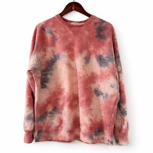 Flirtitude Active Pink Tie Dye Sweatshirt Small